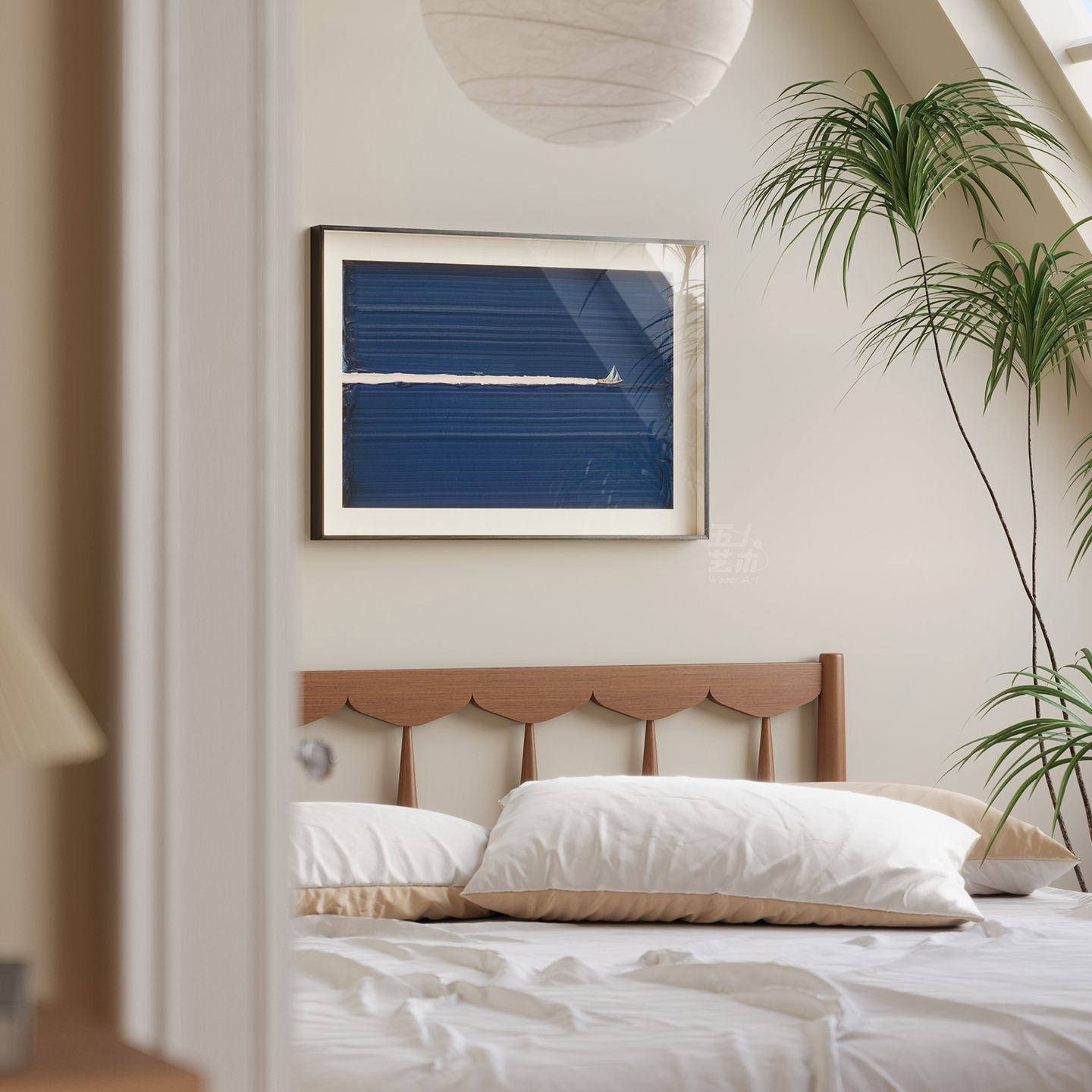 现代简约客厅装饰画卧室壁挂画