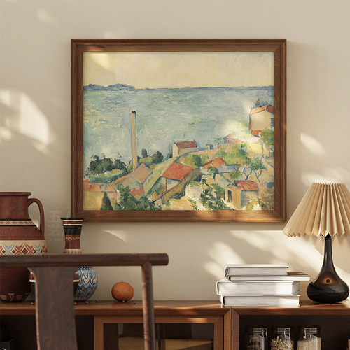 美式乡村复古客厅装饰画床头挂画