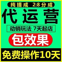 真纯提成淘宝代运营天猫代营运店铺直通车设计网店托管按利润分成