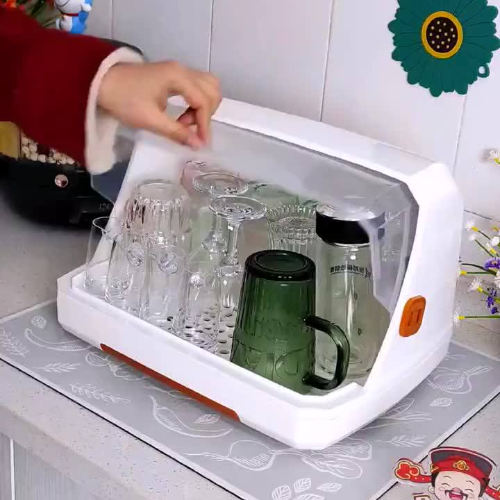 防尘杯子收纳置物架水盒