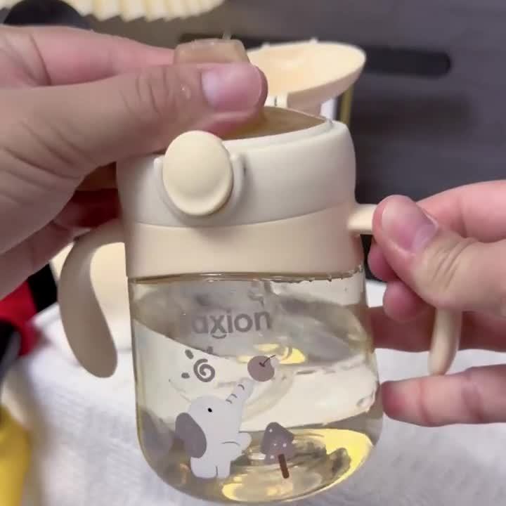 防呛PPSU鸭嘴杯吸管杯六