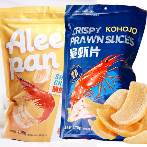 鲜虾味+酱肉味真实虾肉添加虾片