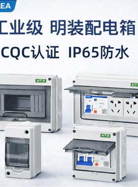 明装回路配电箱家用漏电保护开关盒电箱盒PZ30空气开关盒子电控箱