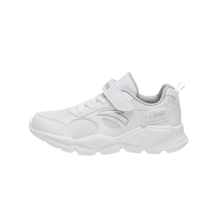 安踏童鞋儿童白色运动鞋男童白鞋春季女童小白鞋中大童跑步鞋软底