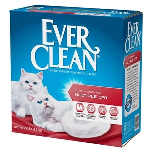 猫砂everclean紫标美国进口蓝标红标标铂钻磅绿标25膨润土