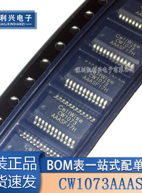 全新原装 CW1073AAAS SSOP24 电池保护 IC 内置MOSFET驱动功能