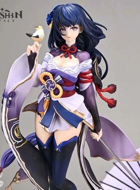 22cm Genshin Impact Game Raiden Shogun Action Figure Model D