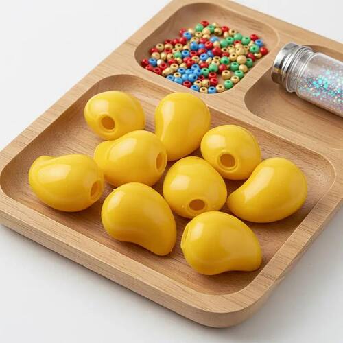 1Pcs Shapeable Squeeze Decor Color-Changing Mango Peel DIY E