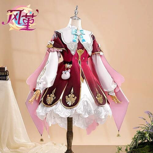 ???Hyacine Cosplay Costume Dress Wig Game Honkai Star Rail F