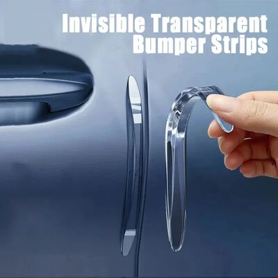 2/4Pcs Auto Car Door Edge Protection Guards Buffer Trim Mold