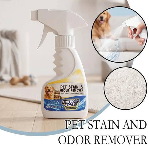 Pet Stain And Odor Remover Spray Gentle Formula Effectively