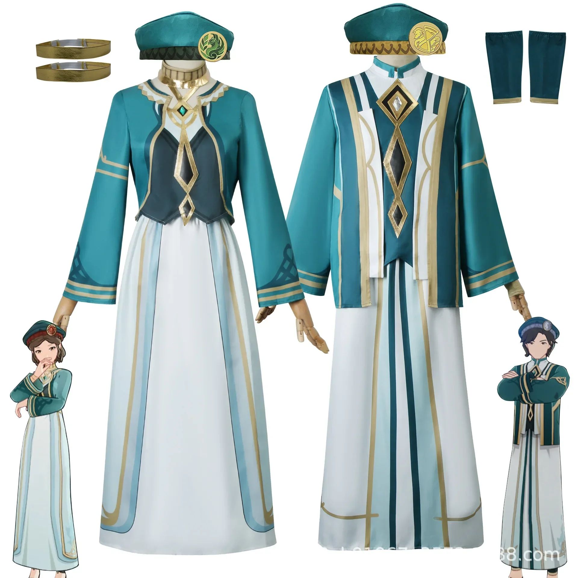 Genshin Impact Cosplay Costume Xumi Order Academy Man Woman