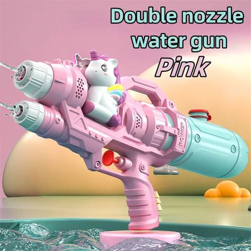 Unicorn Water Spray Toy Double Nozzle Water Gun Dinosaur Pre