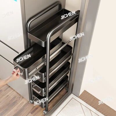 ZQ Kitchen Slit Storage Rack Extremely Narrow Gap Storage Ca