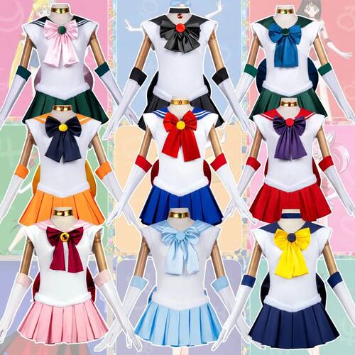 Anime Sailor Moon Halloween Cosplay Costume Tsukino Usagi Sm