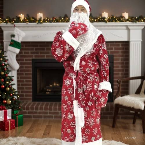 Christmas Men's And Women's Role Play Costume Classic Red Ch