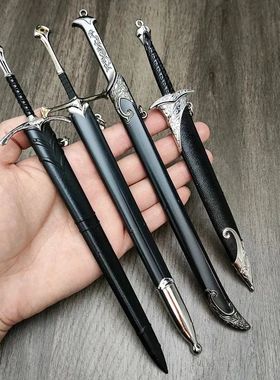 Glamdring Aragorn Narthil Sword Elves Anduril Middle-earth W