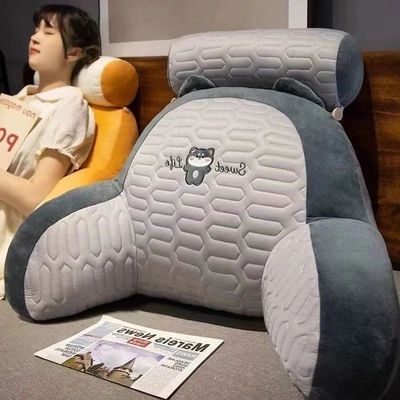 Bedhead Cushion Waist Cushion Soft Bag with Large Backrest f