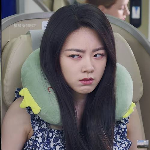 骄阳似我赵今麦聂曦光同款u型枕护颈记忆棉毛绒可爱坐车午睡枕头