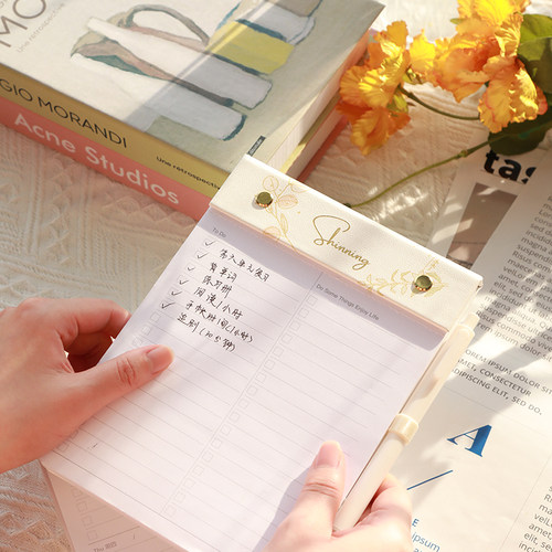 莱恩纸品便签本可撕每日周计划