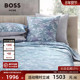BOSS进口全棉贡缎棕榈树植物印花轻奢纯棉高级感四件套PALM GROVE