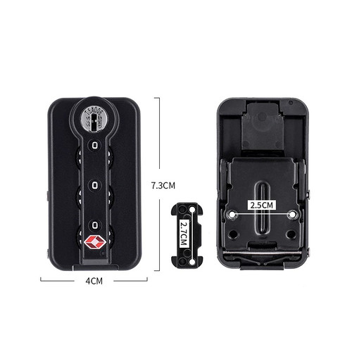 适用日默瓦RIMOWA拉杆箱密码锁配件TSA海关密码锁高档