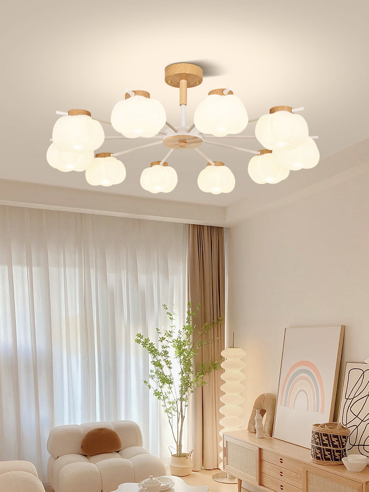 原木风格的客厅吊灯现代简约大气护眼霜风格2025新灯全屋包装组合,家装灯饰光源,客厅吊灯,淘宝优惠券,粉丝福利购,淘宝优惠卷