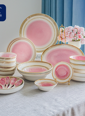 俄皇LOMONOSOV余晖四人食20件套IPM HOME餐具碗碟套装乔迁礼物