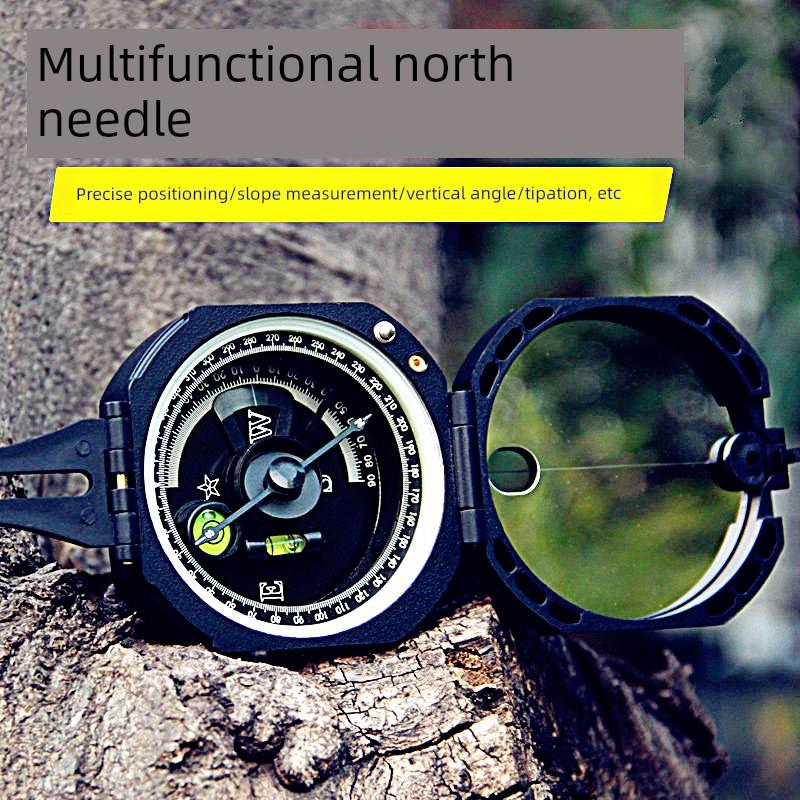 新M2型多功能指南针地质罗盘仪高精度指北针户外登山定向可车载
