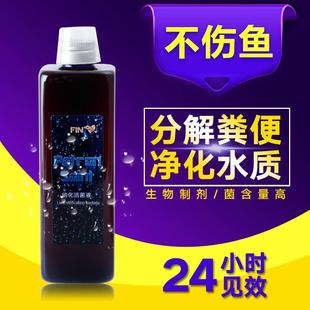 FIN帆牌鱼缸水族箱硝化细菌液消化菌EM菌净水剂培菌用免培活菌