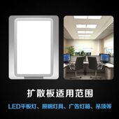 ps扩散板亚克力透光板吊顶灯罩板乳白磨砂灯箱板有机玻璃灯光片