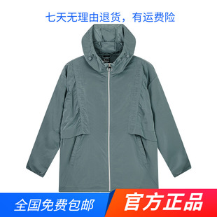 361度女装2023年春秋季新款单风衣宽松舒适上衣女