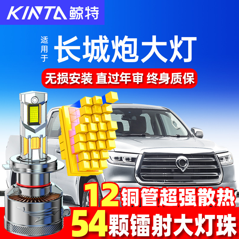 鲸特长城长城炮金刚炮led大灯