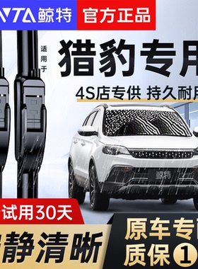 适用猎豹CS10雨刮器原装CS9黑金刚迈途Q6飞腾CS6无骨后雨刷片胶条