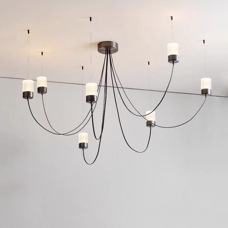 北欧极简咖啡厅会议室设计师客厅吊灯创意别墅现代简约餐厅卧室灯