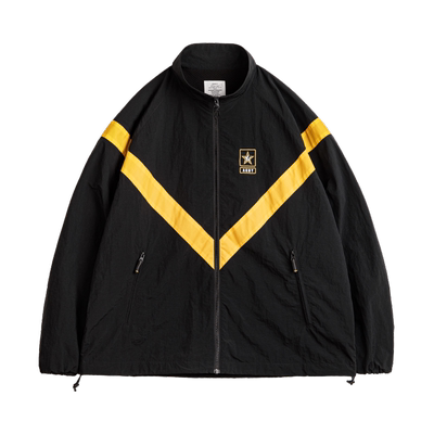 马登工装美式复古ARMY训练服夹克APFU运动撞色宽松立领外套男春季