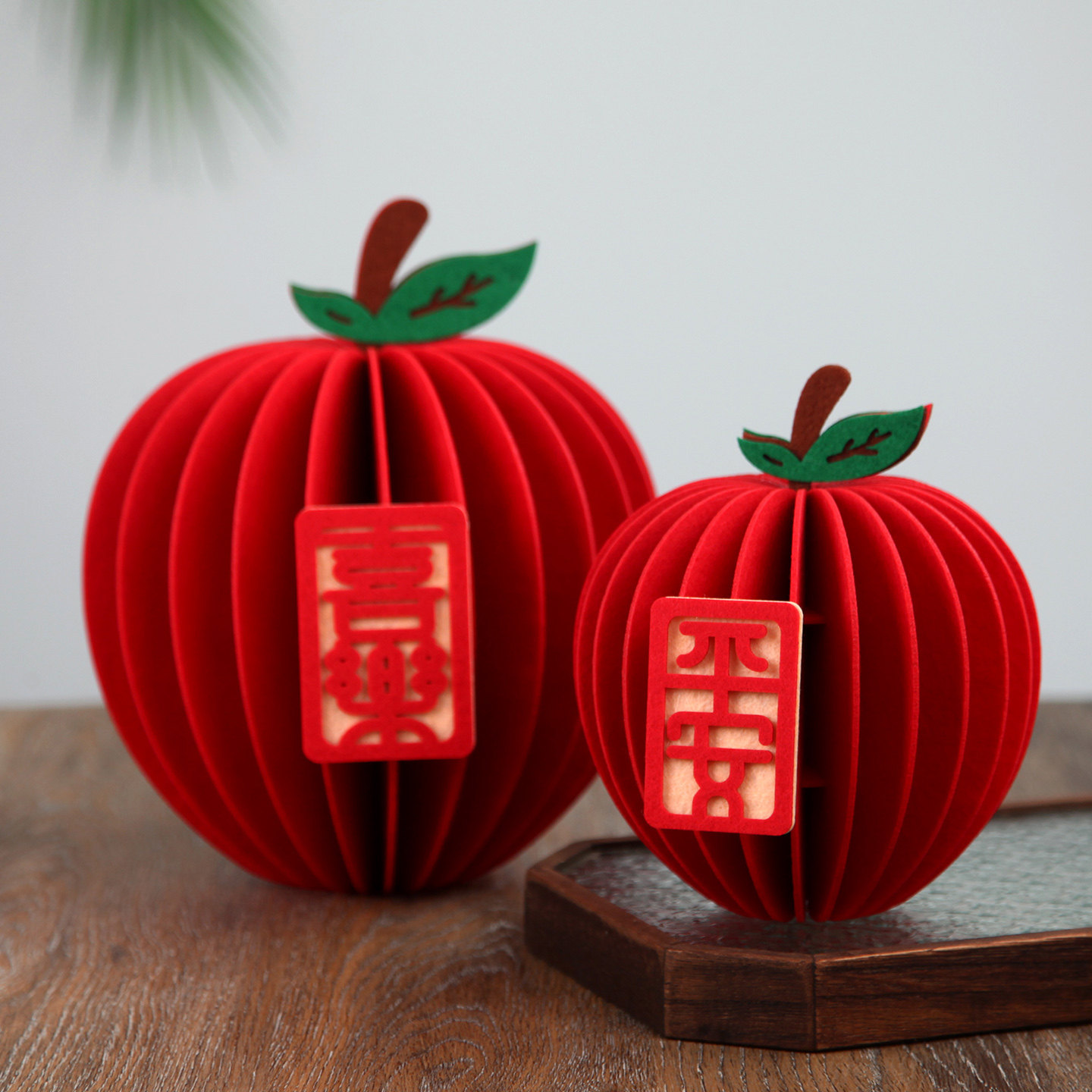 2026新年装饰品苹果摆件春节元旦店铺前台摆台马年过年圣诞节布置,节庆用品/礼品,创意摆件,淘宝优惠券,粉丝福利购,淘宝优惠卷