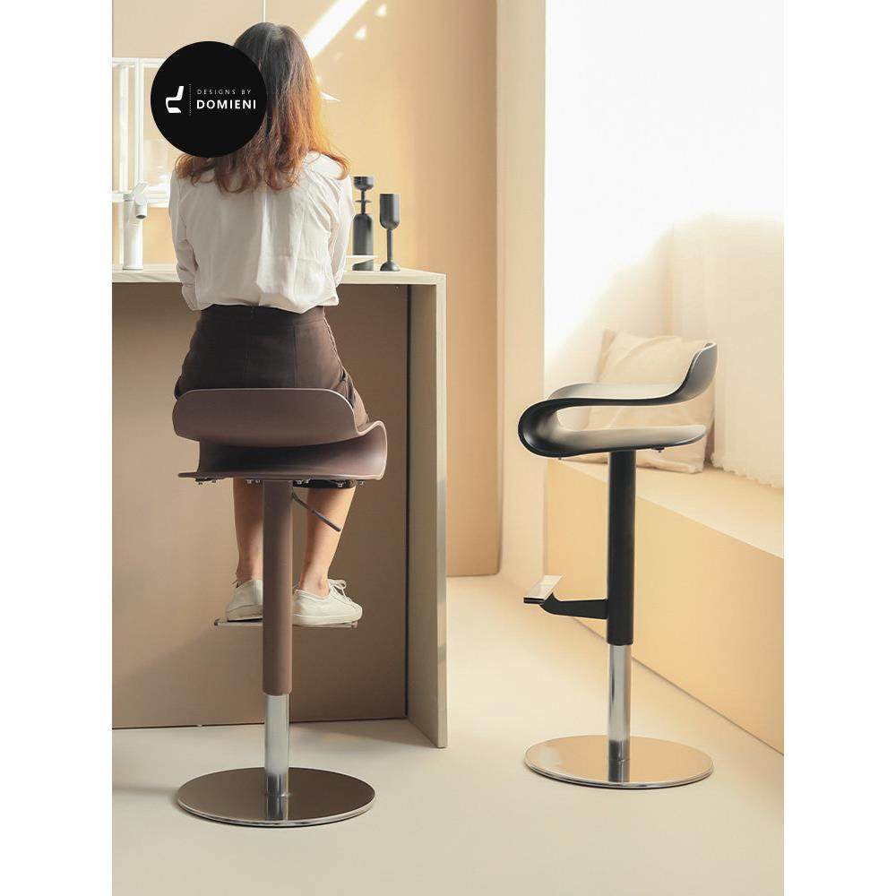 轻奢不锈钢可调吧台椅可旋转简单吧台厨房高桌高凳吧台前台凳,住宅家具,家用高脚椅,淘宝优惠券,粉丝福利购,淘宝优惠卷