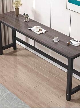 定制书桌宽25/30/35/45/60cm床边收纳置物桌简易靠墙夹缝窄桌子