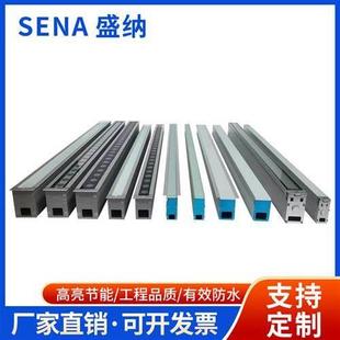 LED地埋灯长条地板户外防水洗墙条形不锈钢灯嵌入式线条地砖灯