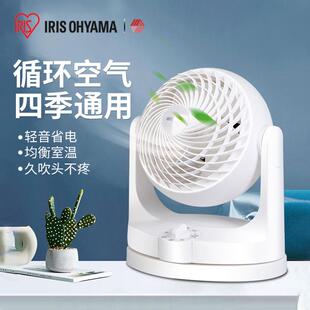 小电风扇家用办公室爱丽丝小型风扇 iris爱丽思空气循环扇桌面台式