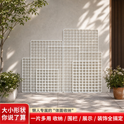 网片网格铁丝铁网格片阳台围栏护栏隔离网猫狗栅栏封窗养殖防护网
