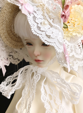 BJD 3分 4分 6分 娃用配饰服饰 法式波奈特草帽 现货