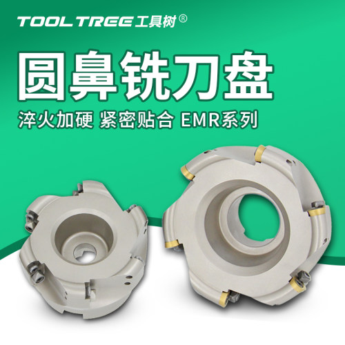 emrw圆鼻铣刀盘加硬开粗面