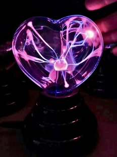 声控爱心静电球触摸感应等离子球魔法辉光球闪电球离子灯电离子灯
