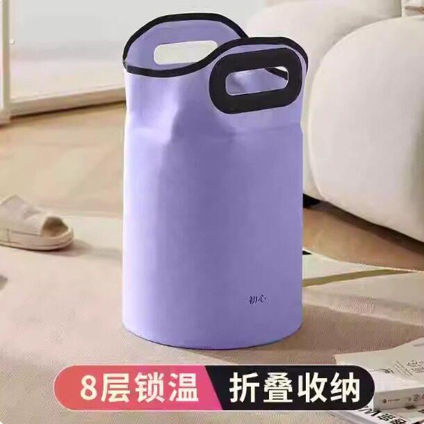可折叠泡脚桶过小腿家用高深泡脚袋便携式持久保温养生足浴洗脚盆