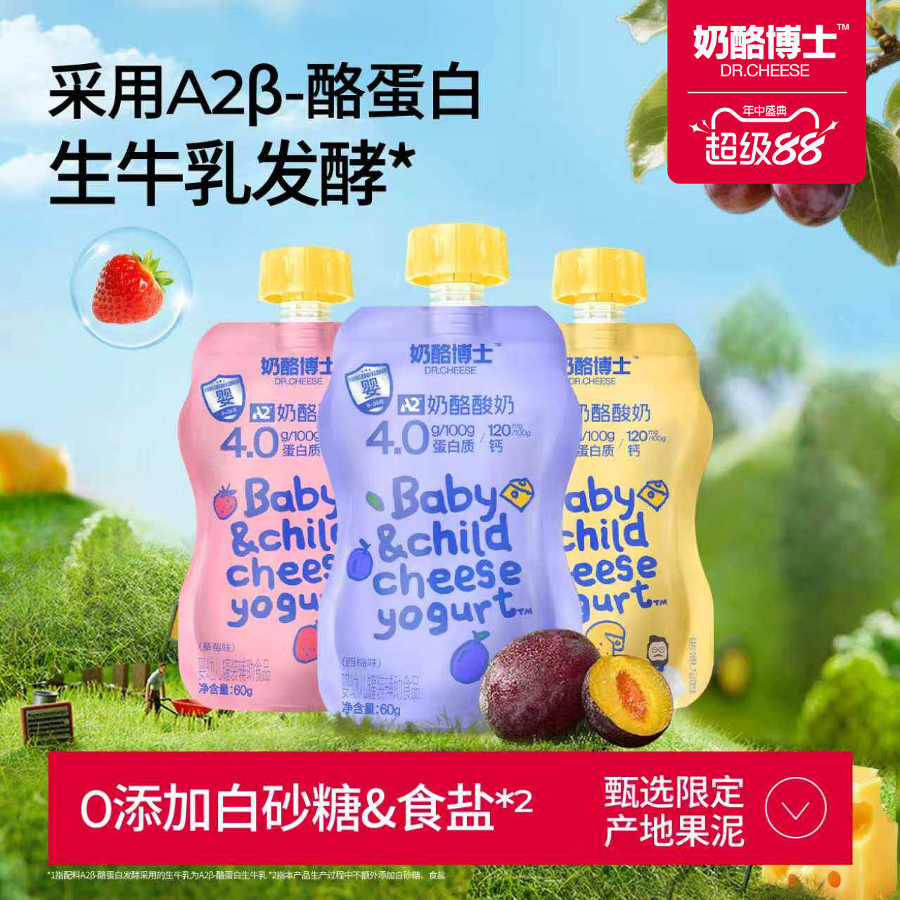 奶酪博士A2奶酪酸奶礼盒装