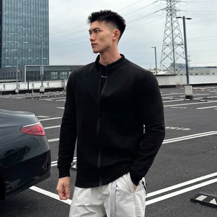 冬季 双面德绒保暖轻量夹克全拉链立领户外休闲抓绒衣健身跑步长袖