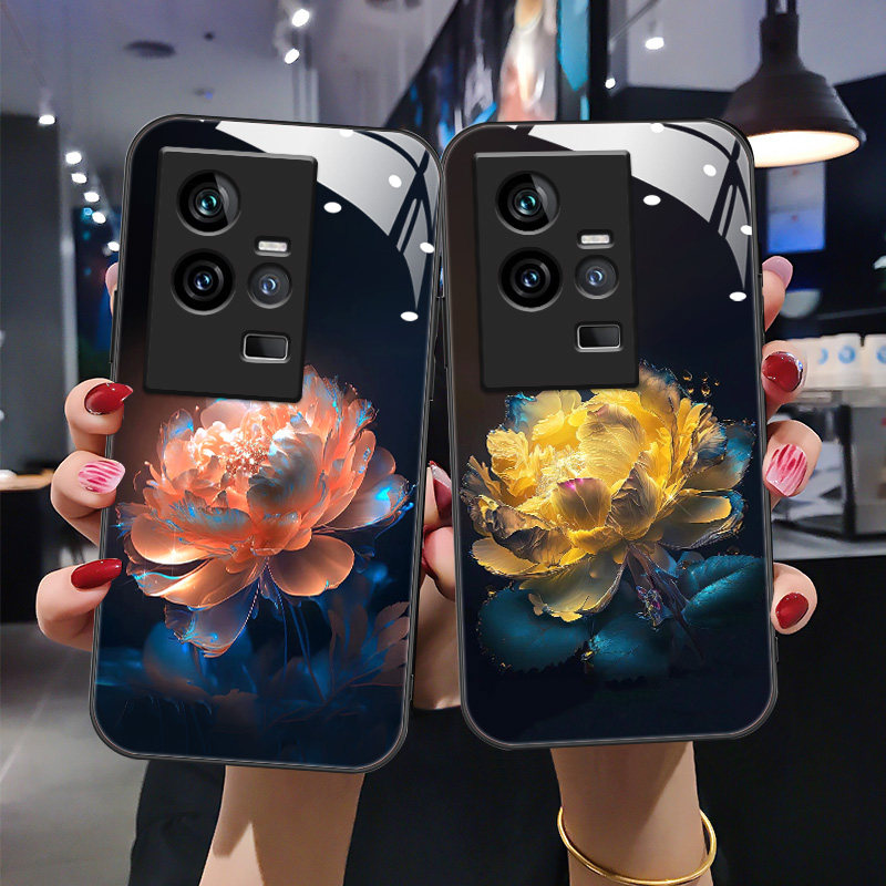 全包玻璃高级iqoo11手机壳奢华