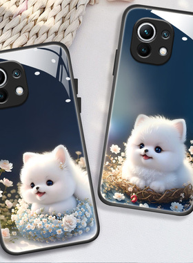 适用于小米11手机壳mi11pro/11青春版/11ultra/11tpro/11t新款M2102K1AC钢化玻璃M2101K9C高级女M2011K2C卡通